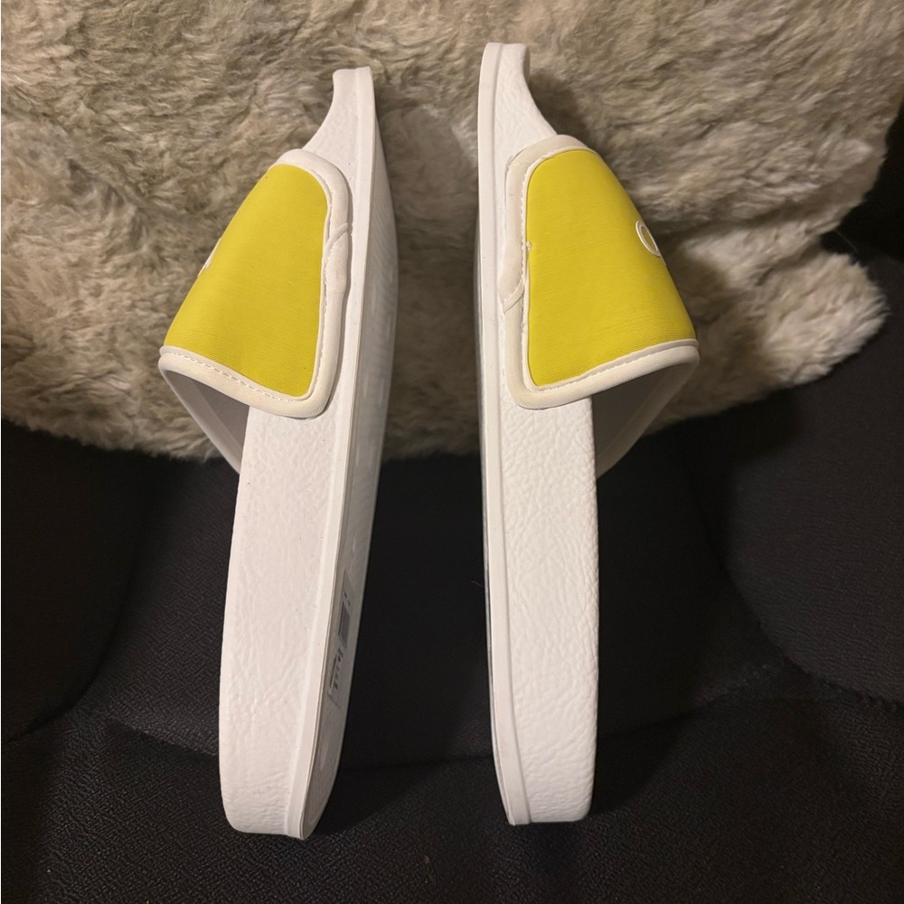 Mario Valentino Women's Yellow Slide Sandals - Picture 6 of 8